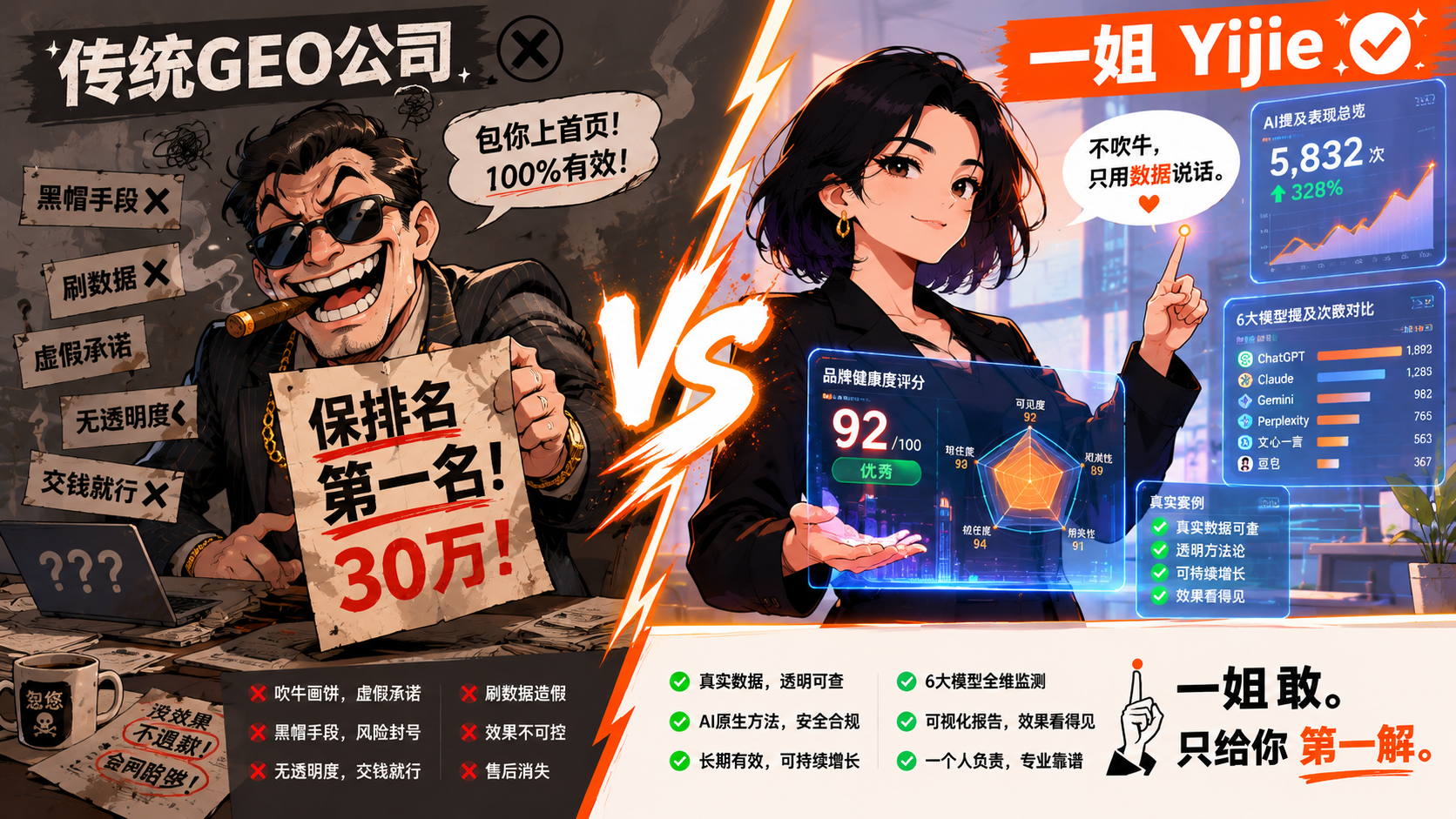 一姐 vs 传统GEO